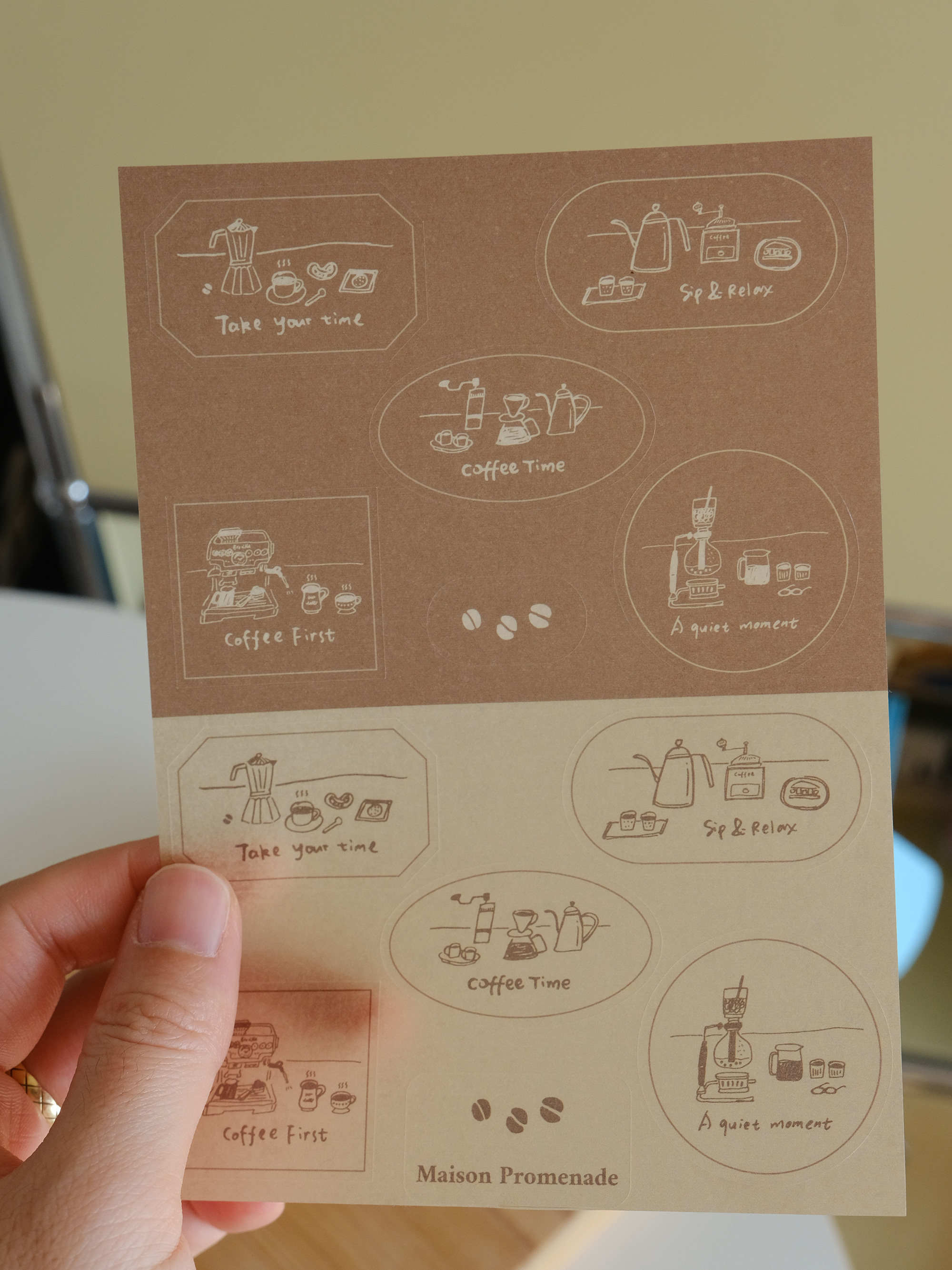 Maison Promenade - Coffee Time Sticker Sheet
