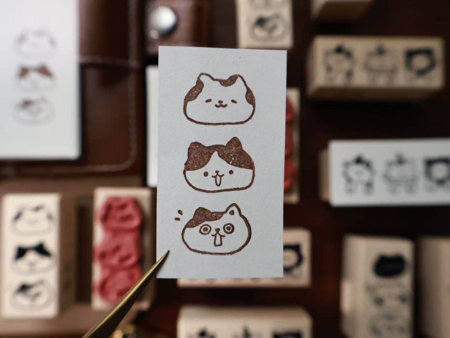 Yier Creative Studio - Stamp - Cute Cat Series