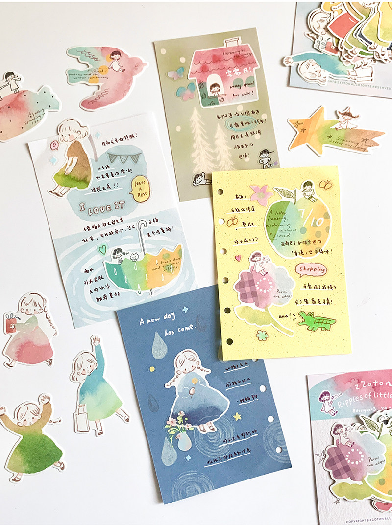 Molinta - Ripples of Little Things Sticker Flakes
