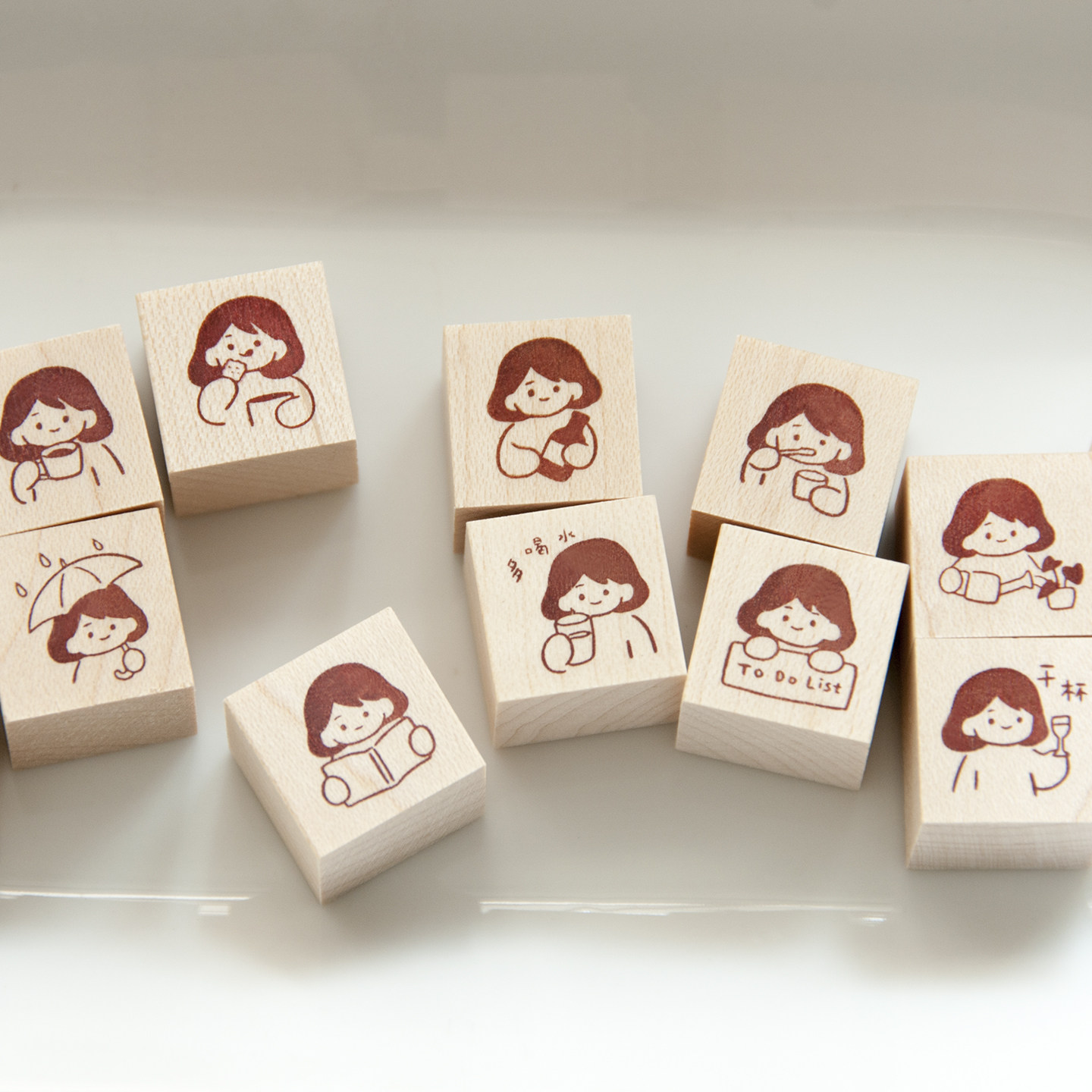 Blank book x Caca - Cute Stamp Series