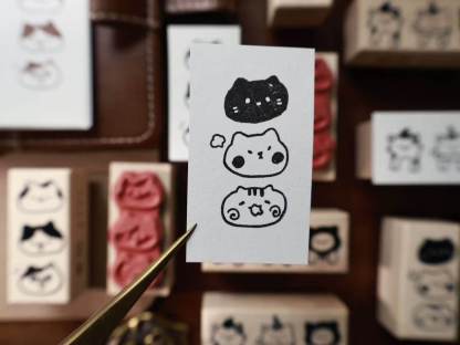 Yier Creative Studio - Stamp - Cute Cat Series
