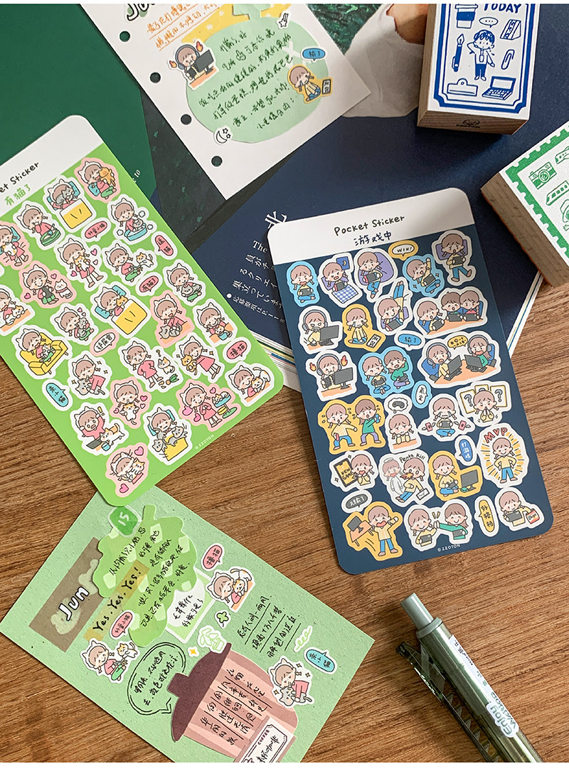 Molinta Sticker Sheets - Pocket Sticker  v1