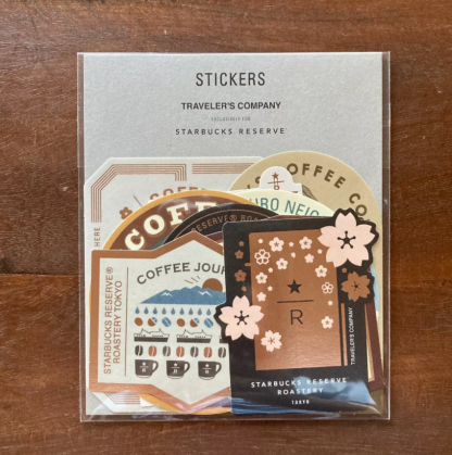 Traveler's Company X Starbucks Reserve Roastery Tokyo Stickers Set