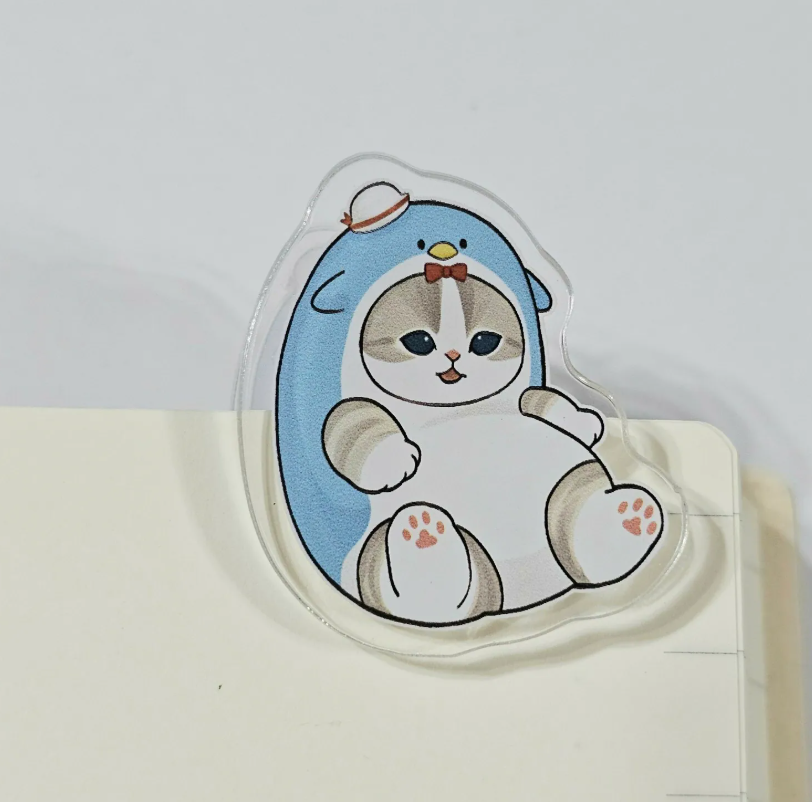 Mofusand Book Clip - Tuxedo Sam