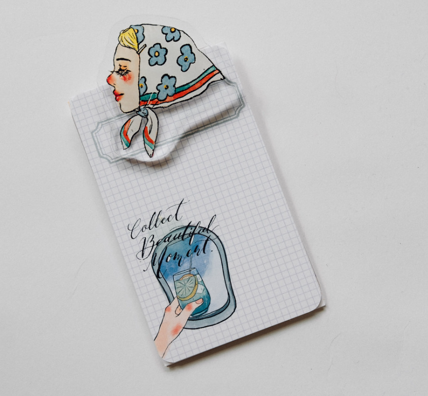 La Dolce Vita - Acrylic Clip - We are moving forward happily series  