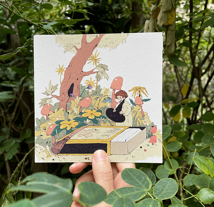 Nekocha - Postcard - Tea Party