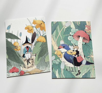 Nekocha - Postcard - The Borrower