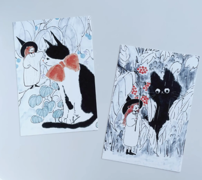 Nekocha - Postcard - Kitten