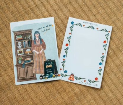 La Dolce Vita - Postcard - Meet me at the bookstore