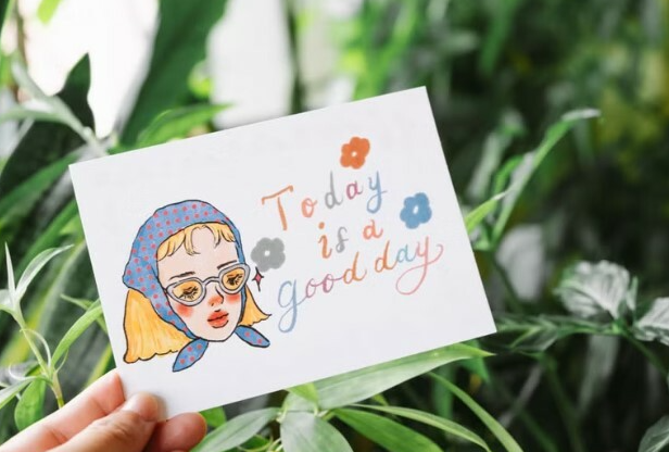 La Dolce Vita - Postcard - Today is a good day