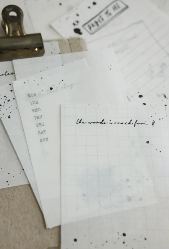 Black Milk Project - Paper - Pages of Me - Loose paper sheets