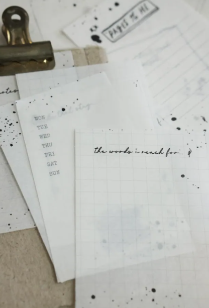 Black Milk Project - Paper - Pages of Me - Loose paper sheets