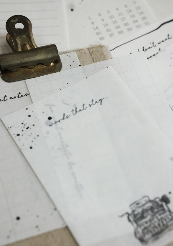 Black Milk Project - Paper - Pages of Me - Loose paper sheets