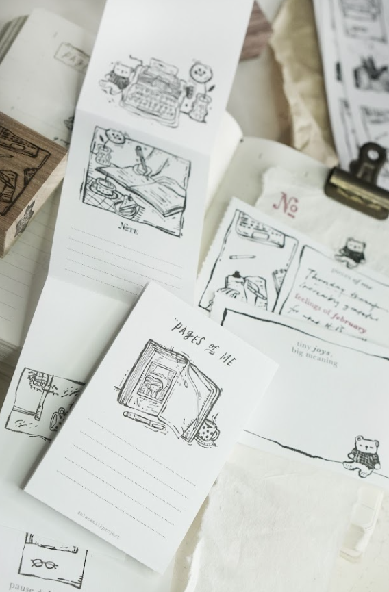 Black Milk Project - Paper - Pages of Me - Perforated Memo Sheets