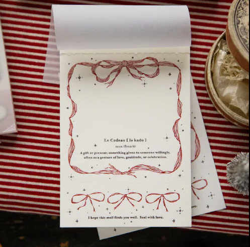 Ours - Letterpress Book - Ribbon Frame