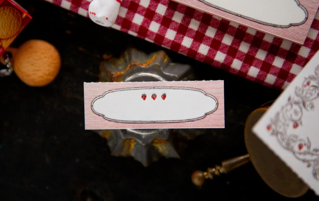 Ours - Letterpress Book - Strawberry Frame