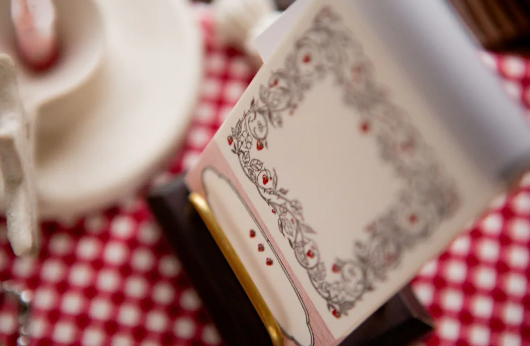 Ours - Letterpress Book - Strawberry Frame