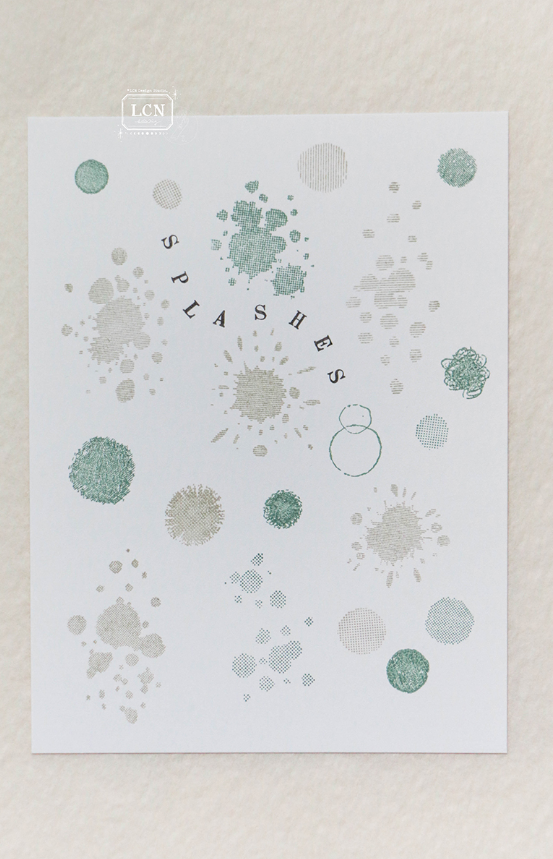 Lin Chia Ning - Stamp - Splashes