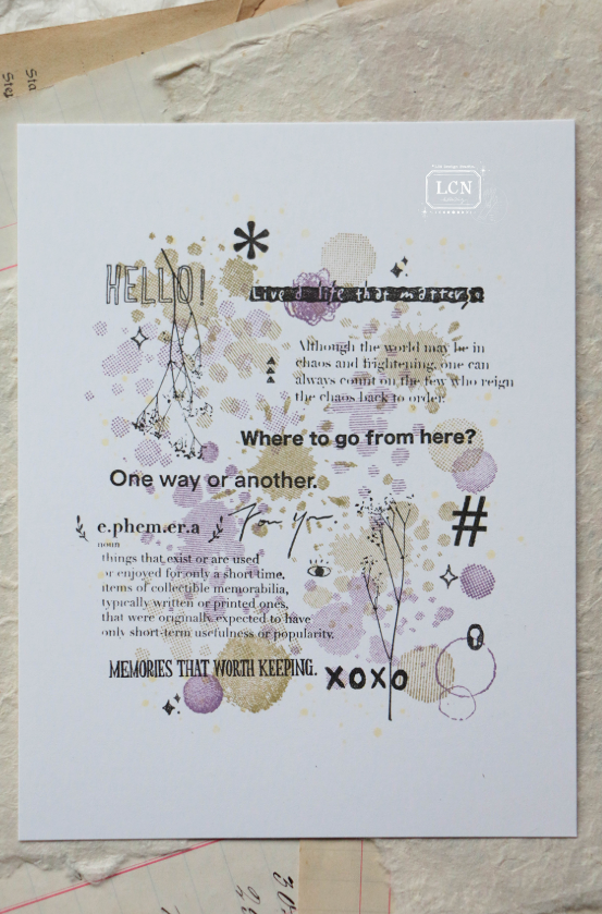 Lin Chia Ning - Stamp - Splashes