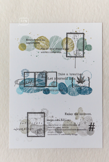 Lin Chia Ning - Stamp - Cobblestones