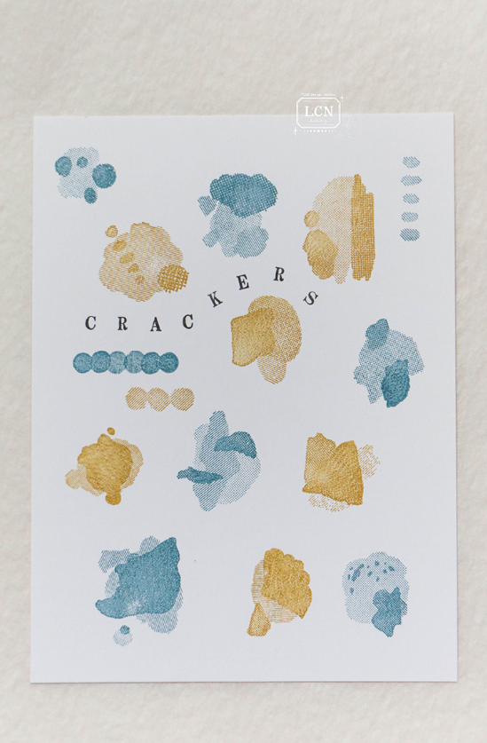 Lin Chia Ning - Stamp - Crackers