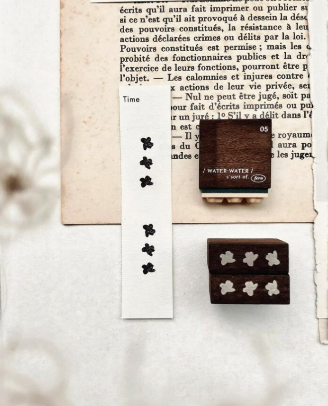 Some Sort of Fern - Stamp - Bubble Flowers Rubber Stamp