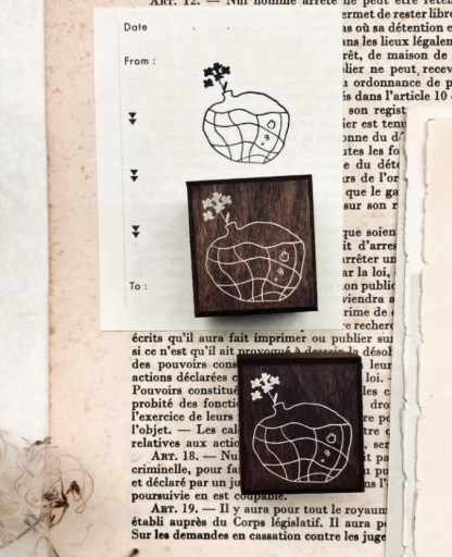 Some Sort of Fern - Stamp - Bubble Flowers Rubber Stamp