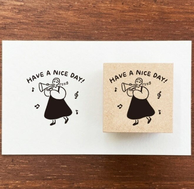 Stamp Marche - Stamp - Marl - Chan Have a nice day