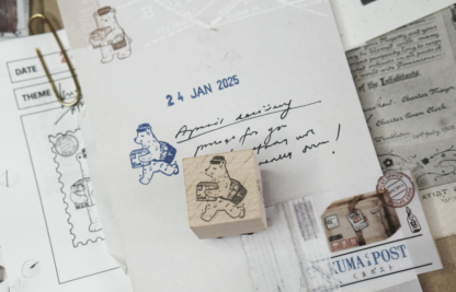 Black Milk Project - Stamp - Mini Kuma Post - Delivery Rubber Stamp