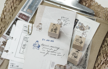 Black Milk Project - Stamp - Mini Kuma Post - Delivery Rubber Stamp