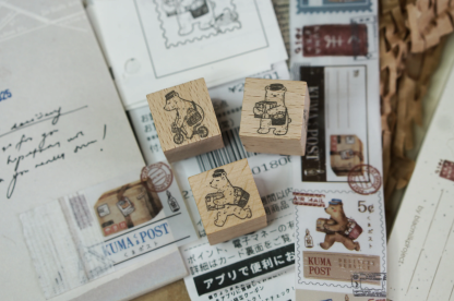 Black Milk Project - Stamp - Mini Kuma Post - Delivery Rubber Stamp
