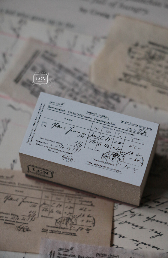 Lin Chia Ning - Stamp - Receipt (L)