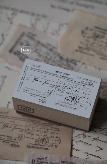 Lin Chia Ning - Stamp - Receipt (L)