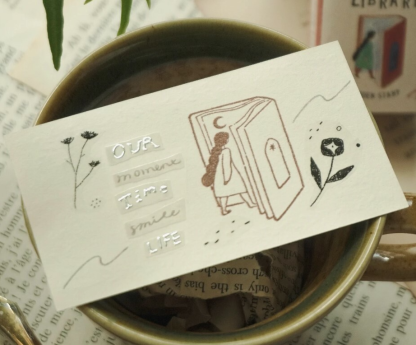 Teayou Shop - Stamp - The Enchanted Library - Immersion
