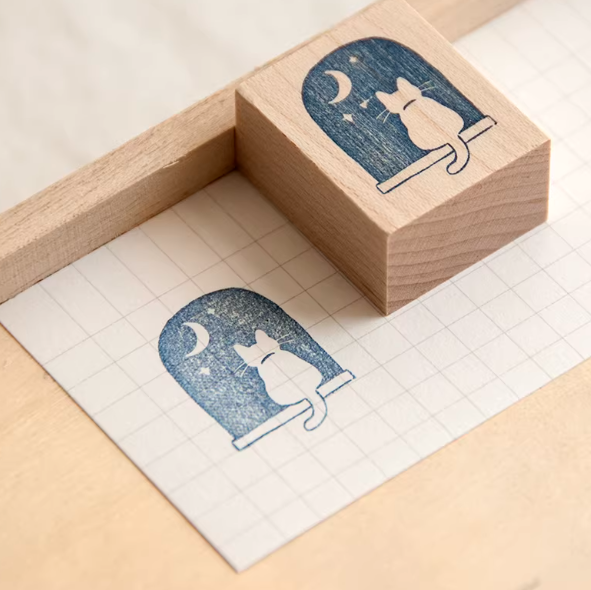 Blank book - Stamp - Cat Daily Life Series