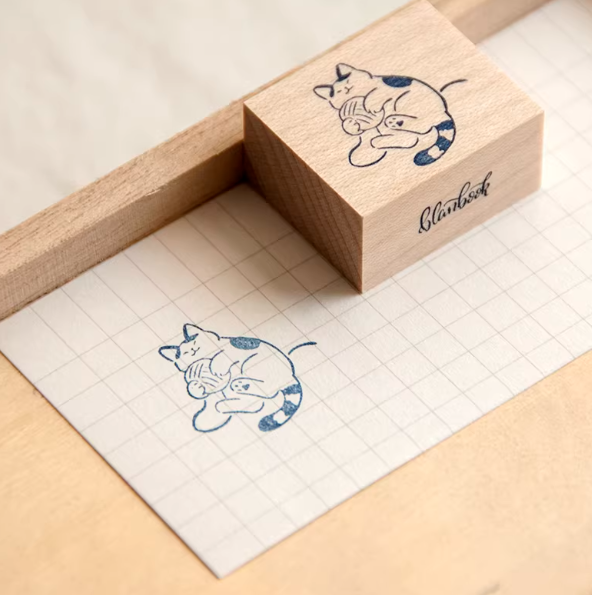 Blank book - Stamp - Cat Daily Life Series