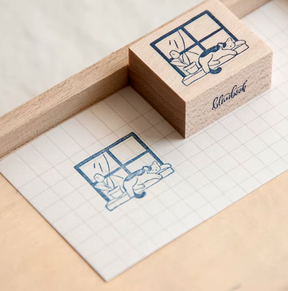 Blank book - Stamp - Cat Daily Life Series