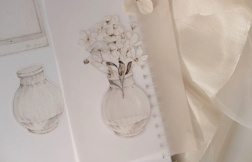 Freckles Tea - Tape - Die Cut - White Pages
