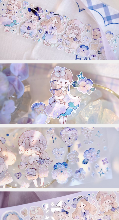 Freckles Tea - Tape - Die Cut - Fairy Sticker