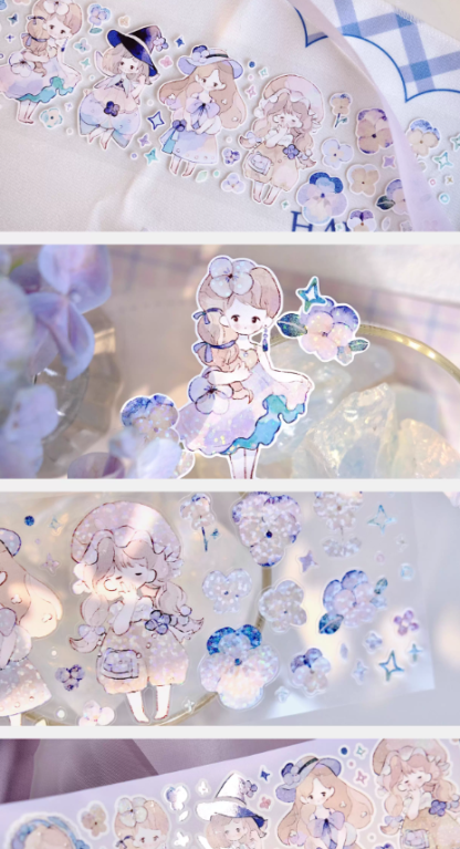 Freckles Tea - Tape - Die Cut - Fairy Sticker