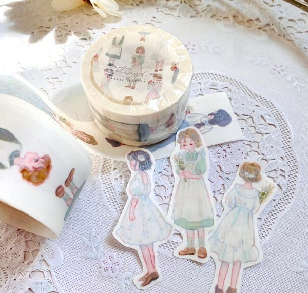 Carriedraw Illustration - Tape - Cottagecore