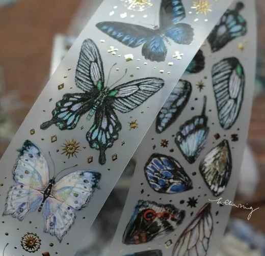 Lin Chia Ning - Tape - Lin Chia Ning - Tape - Green to Purple Butterfly