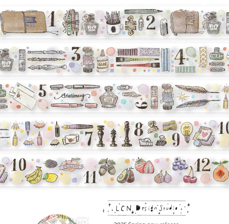 Lin Chia Ning - Tape - 2025 Spring new release - PET - Joy bringer : Week 1