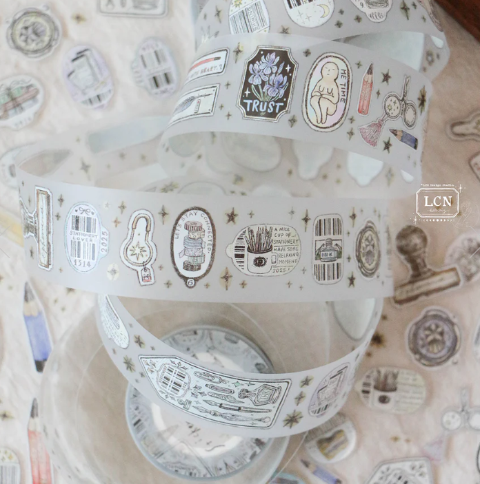 Lin Chia Ning - Tape - 2025 Spring new release - PET - Sticker club - Stationery