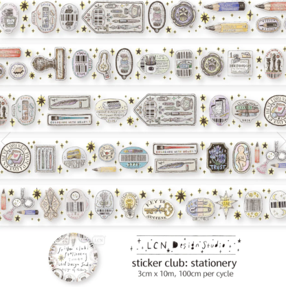 Lin Chia Ning - Tape - 2025 Spring new release - PET - Sticker club - Stationery