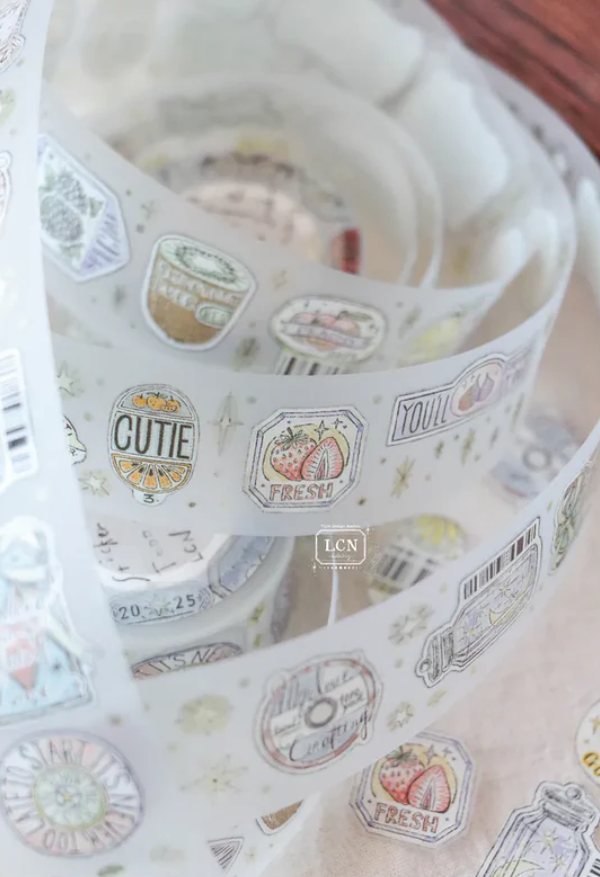 Lin Chia Ning - Tape - 2025 Spring new release - PET - Sticker club - Life