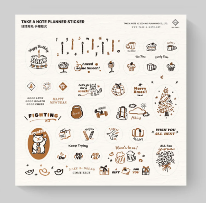 Take A Note - Sticker - Sketch & Shine (Transparent Vinyl Paper)