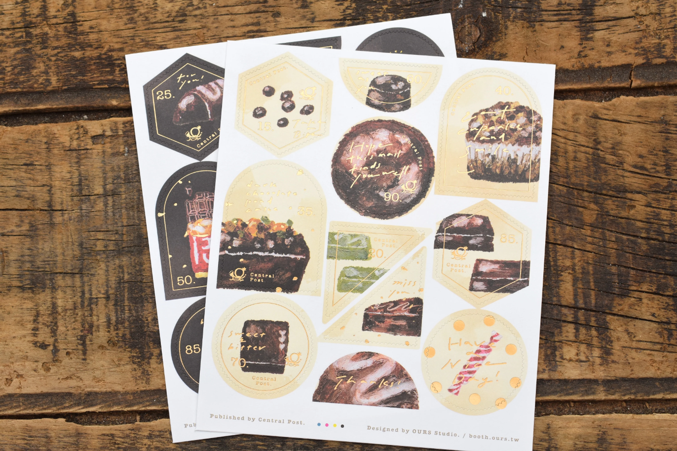 Ours - Sticker - Rich Cocoa Stamp