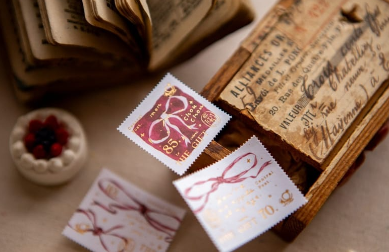 Ours - Sticker - Ribbon Bow Stamp