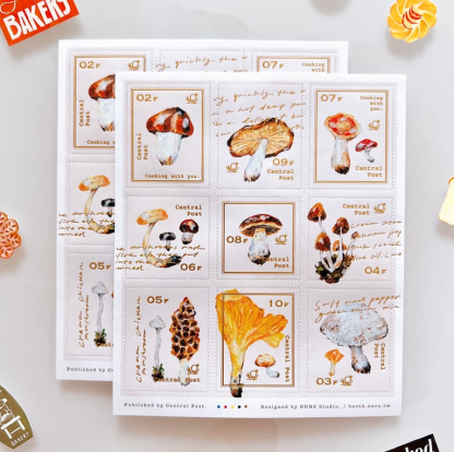 Ours - Sticker - Mushroom Recipe Stamp